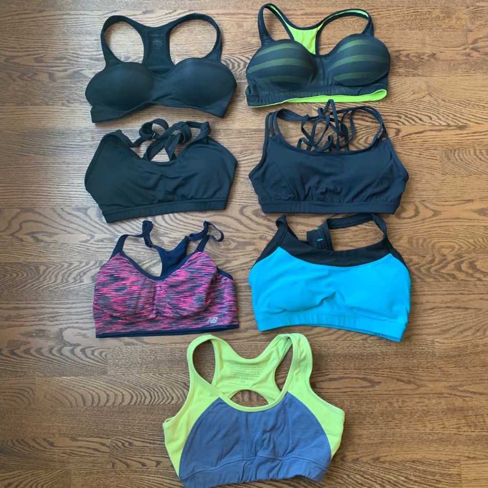 Sports Bras - set of 7 assorted sizes